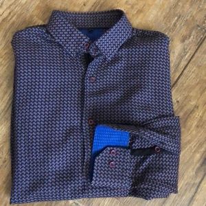 Visconti Black Patterned Shirt